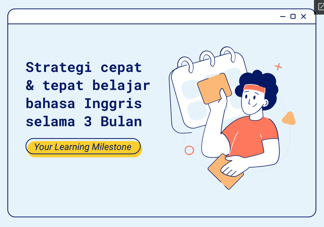 Materi lengkap program online Kampung Inggris Pare